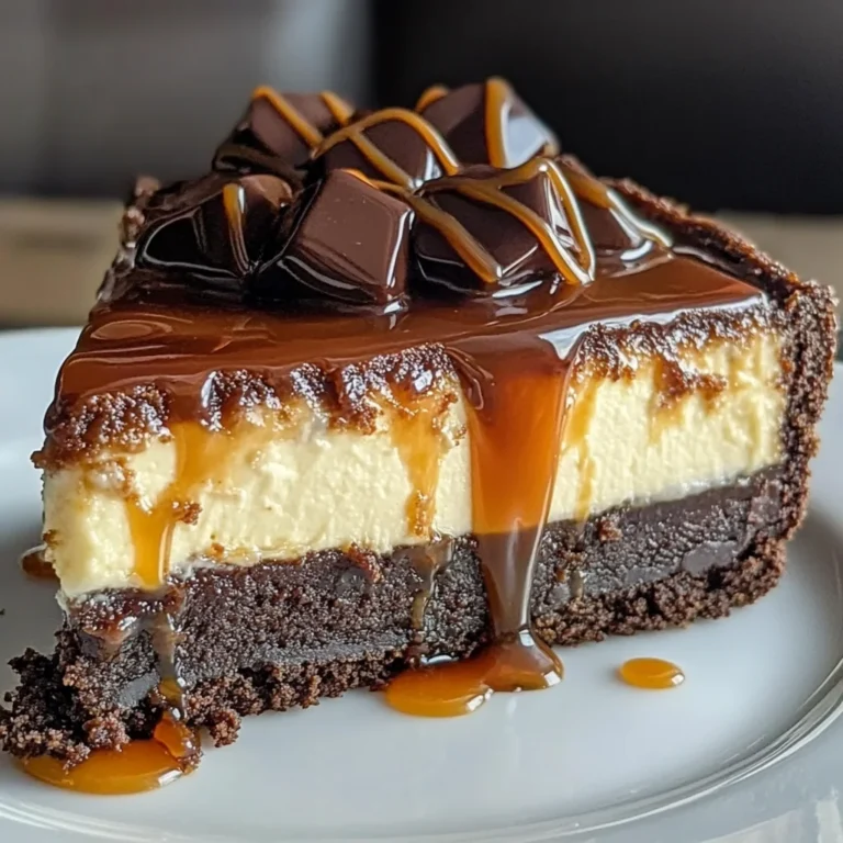 Caramel Brownie Cheesecake