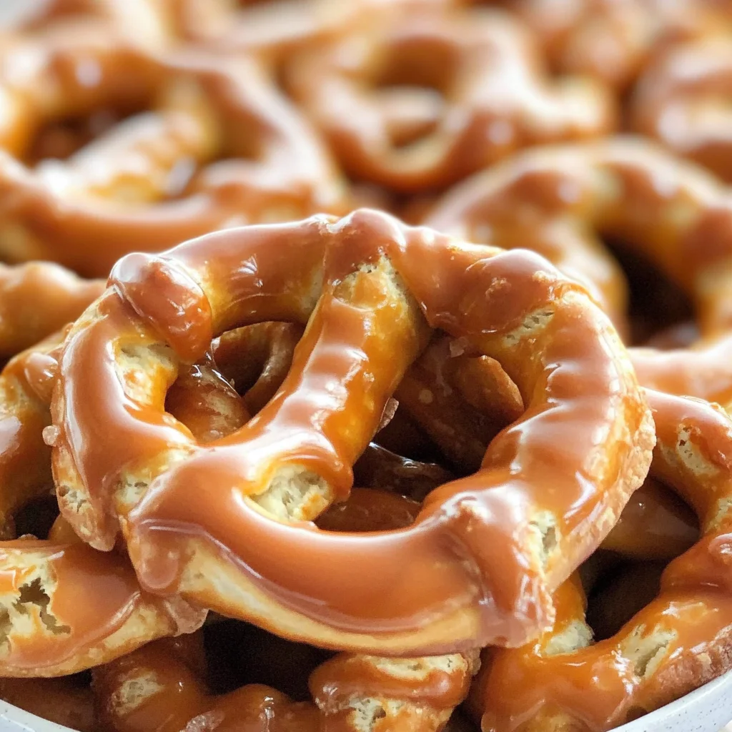 Caramel Pretzels