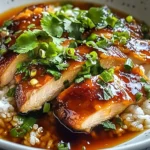 Caramelised Soy Chicken in Garlic Ginger Broth with Rice: An Incredible Comfort Meal