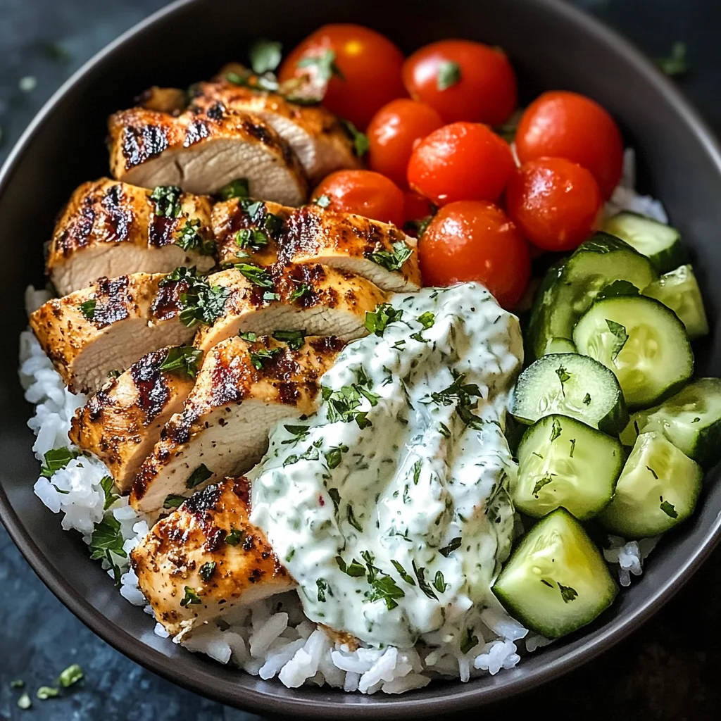 Chicken Tzatziki Bowls