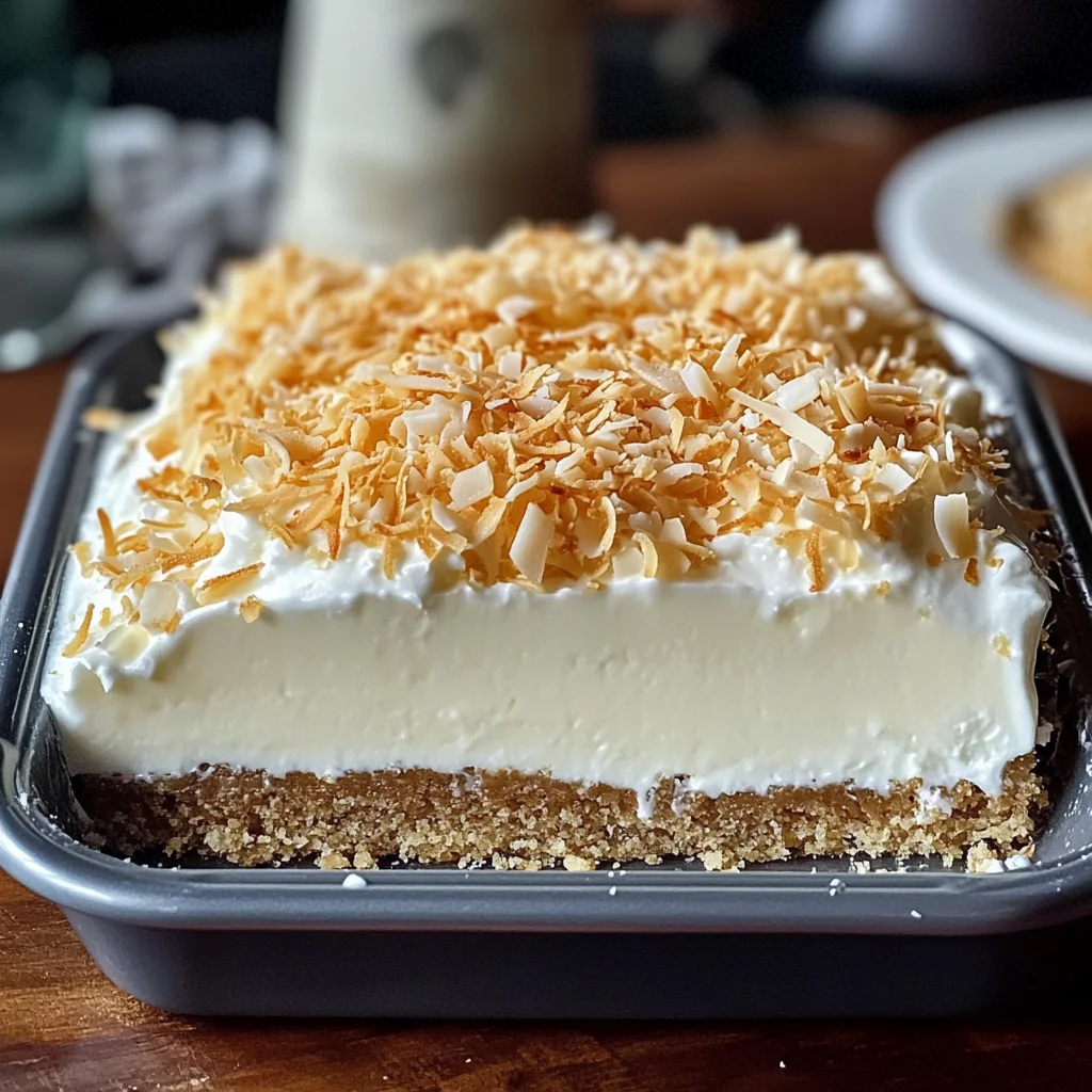 Coconut Cream Lush: A Creamy, No-Bake Dessert for Every Occasion