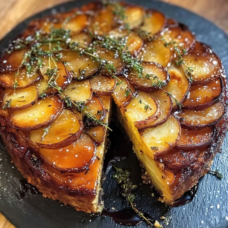 Crispy Balsamic-Thyme Potato Torte