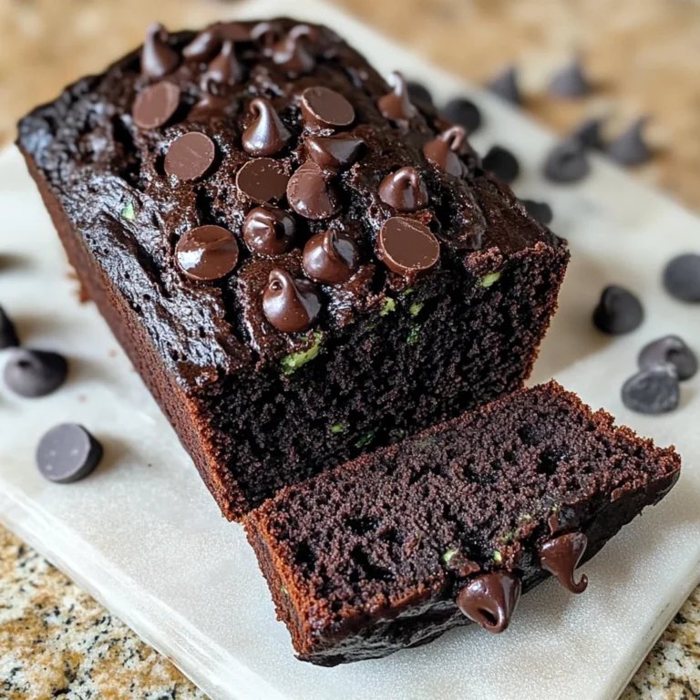 Double Chocolate Zucchini Bread