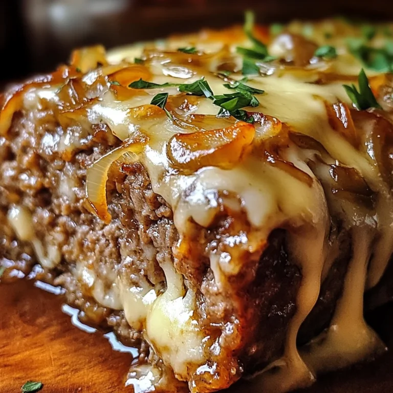 French Onion Meatloaf
