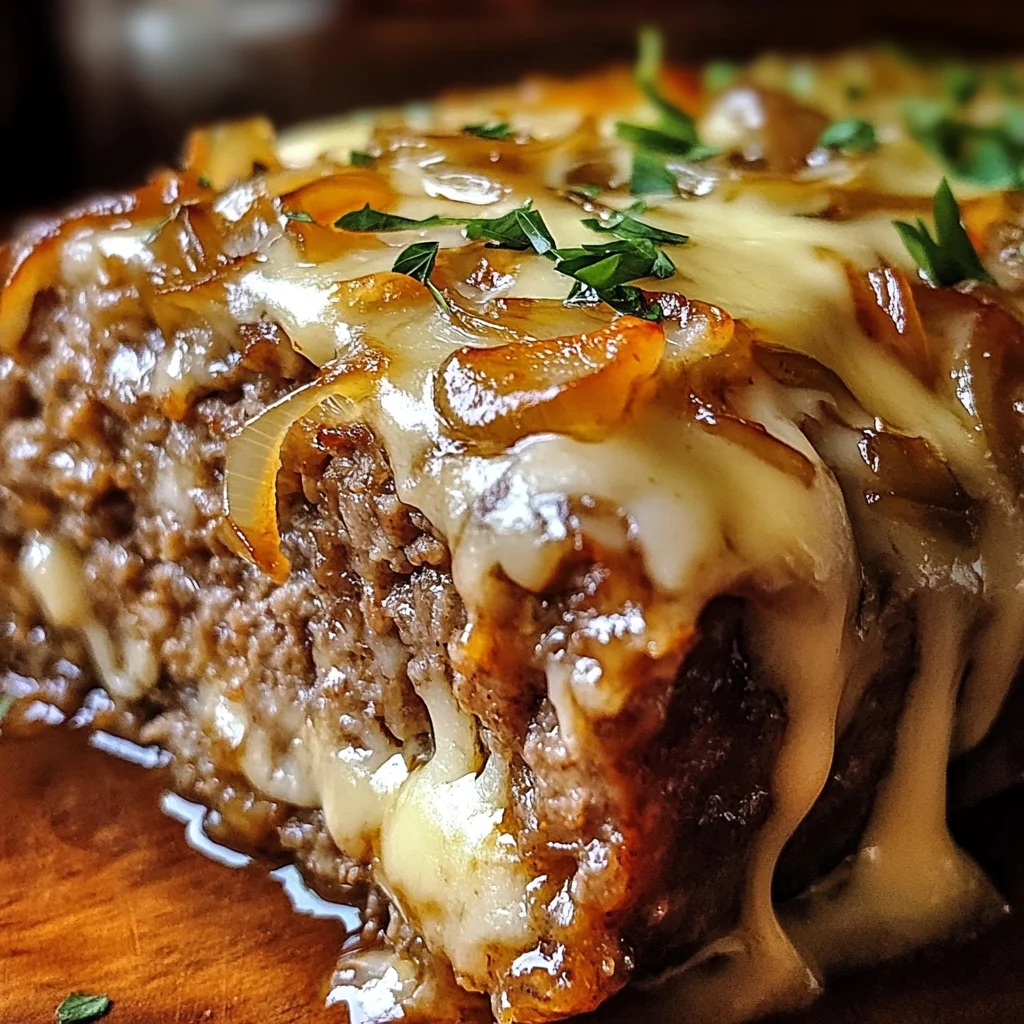 French Onion Meatloaf
