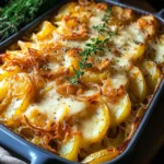 French Onion Potato Bake