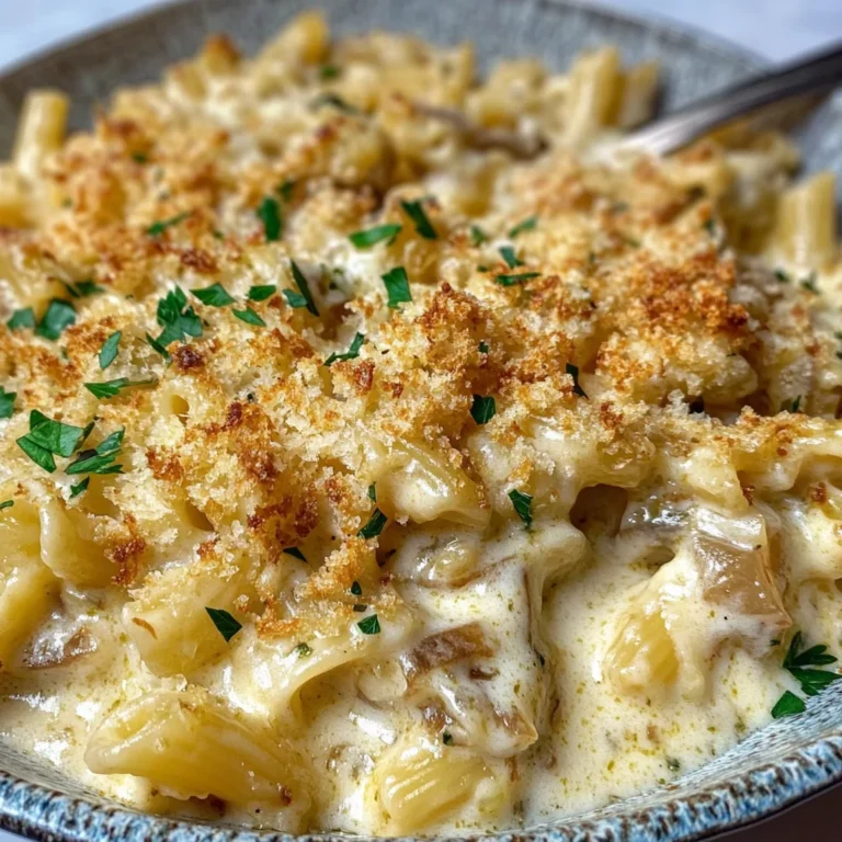 French Onion Soup Pasta Recipe
