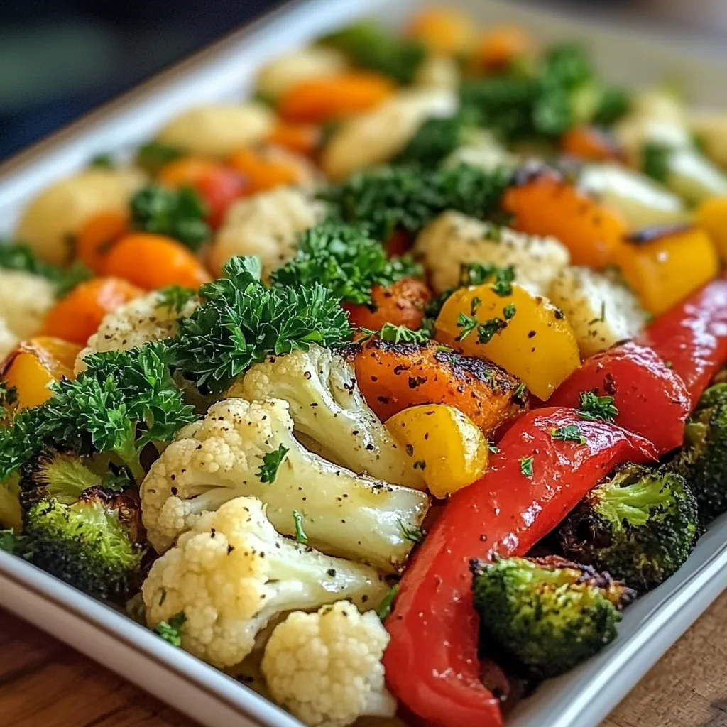 Garlic Roasted Vegetables