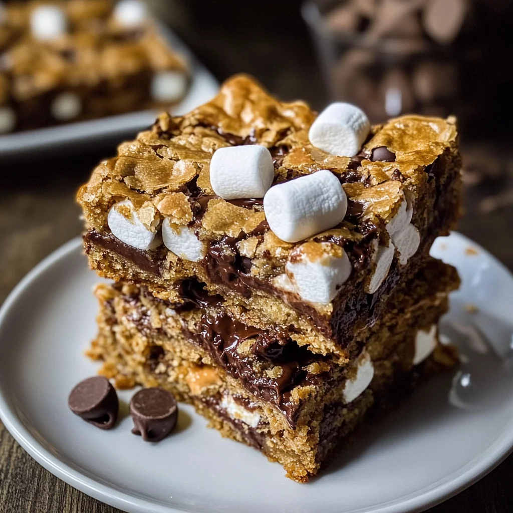 Golden Grachicken hams S'Mores Bars
