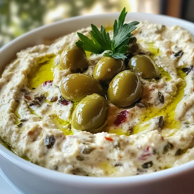 Green Olive Dip – Easy Creamy Party Favorite