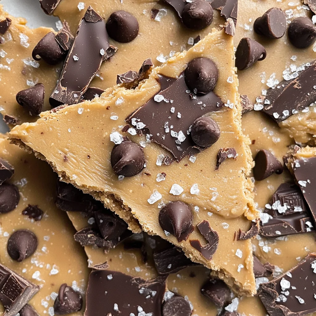 Healthy Cookie Dough Bark