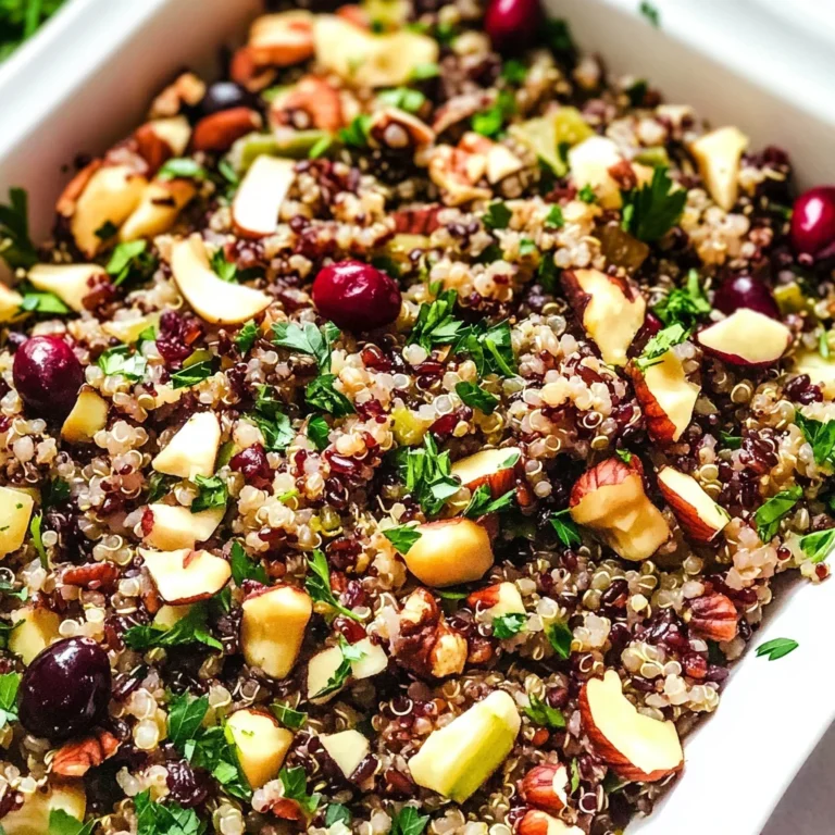 Herbed Wild Rice Quinoa Stuffing