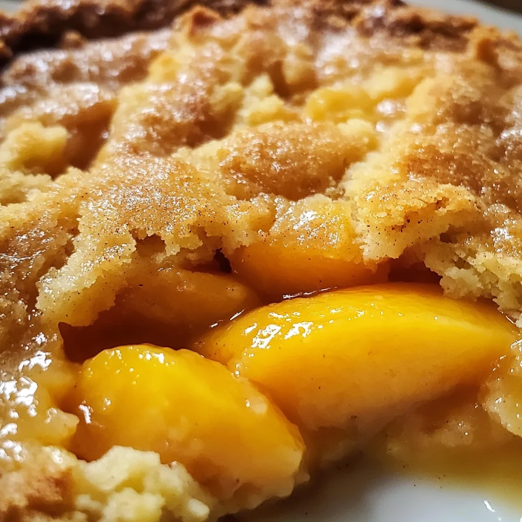 Homemade Peach Cobbler