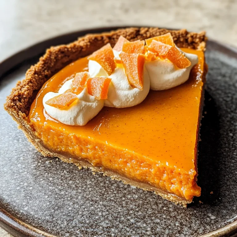 Honey Carrot Pie