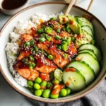 Honey Sriracha Salmon Bowls
