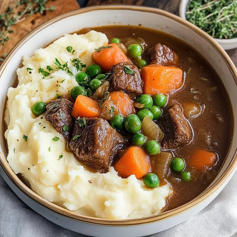 Irish Stew With Mashed Potatoes