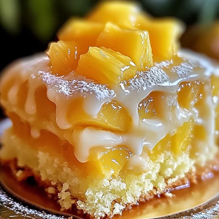 Juicy Pineapple Heaven Cake
