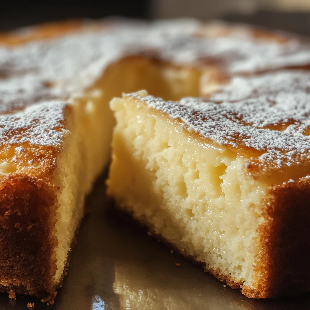 MIGLIACCIO: RICOTTA AND SEMOLINA CAKE