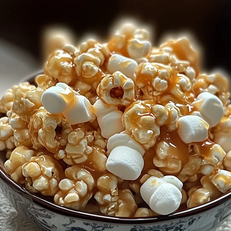 Marshmallow Caramel Corn