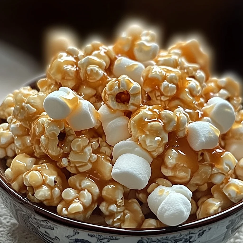 Marshmallow Caramel Corn