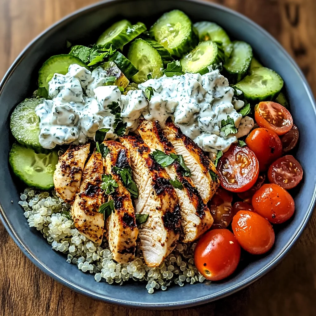 Mediterranean Chicken Bowls