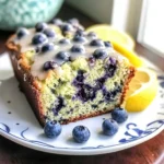 Moist Blueberry Zucchini Bread with a Lemon Glaze - Alrightwithme