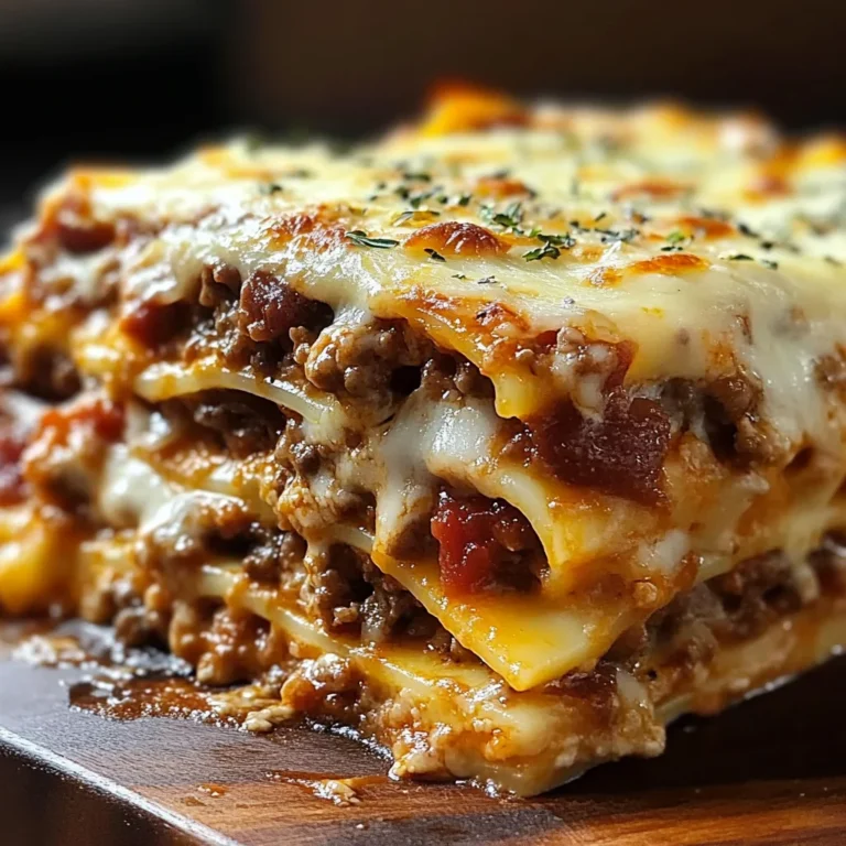 Parmesan Garlic Turkey Bacon Cheeseburger Lasagna Recipe