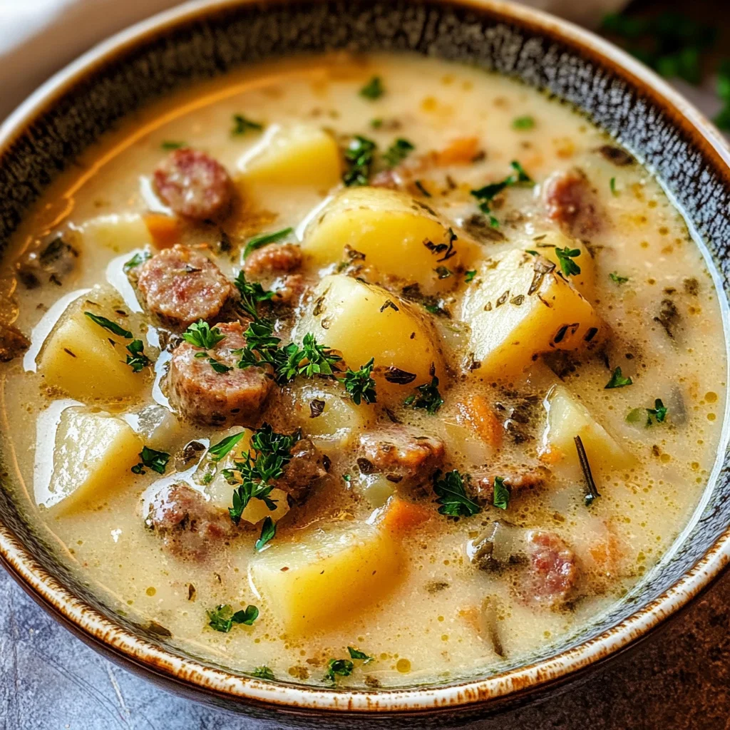 Potato and Sausage Chowder