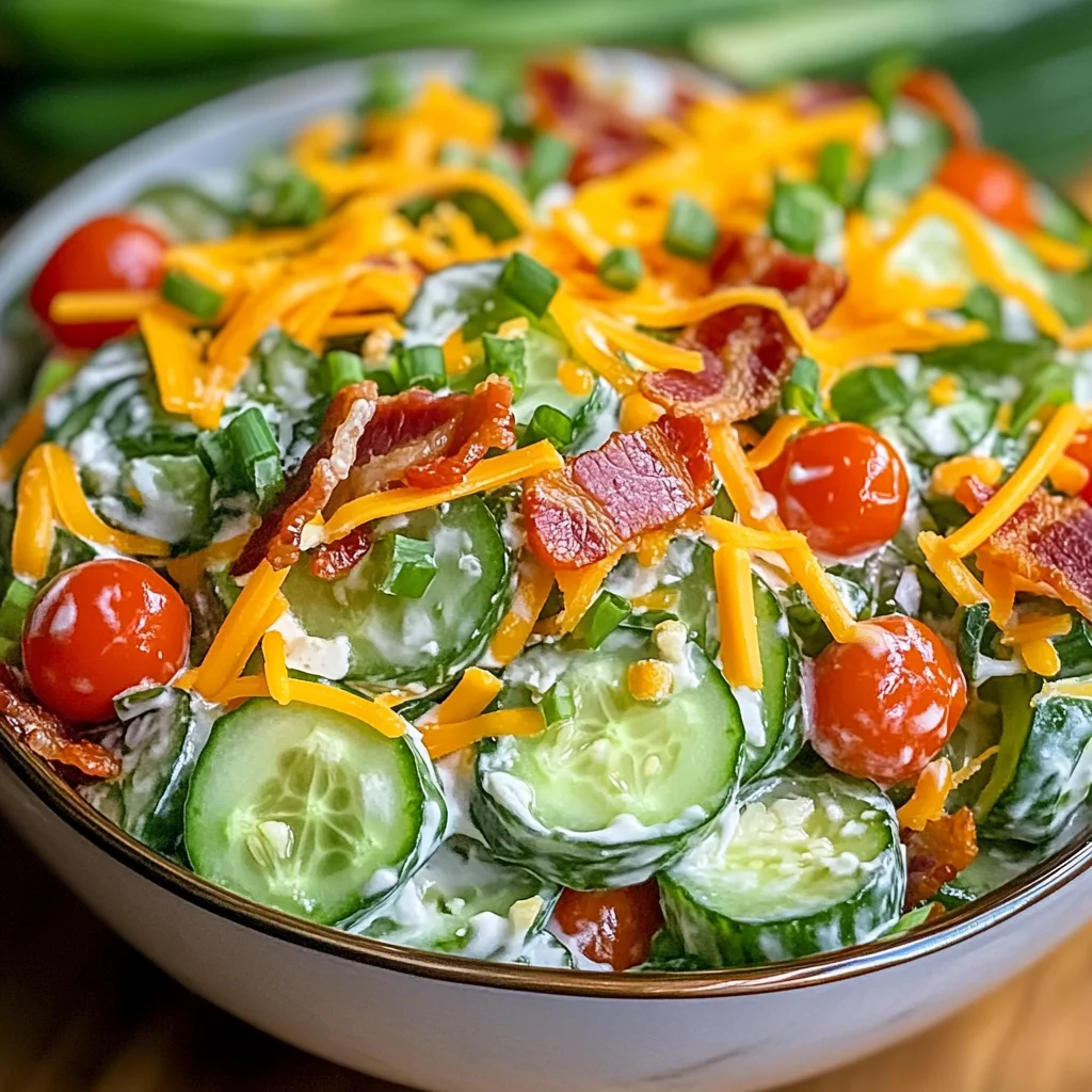 Refreshing Cucumber Ranch Crack Salad Recipe