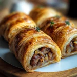 Savory French Onion Sausage Rolls