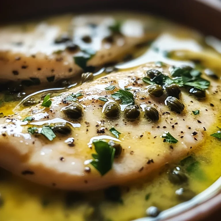 Simple Lemon Caper Sauce
