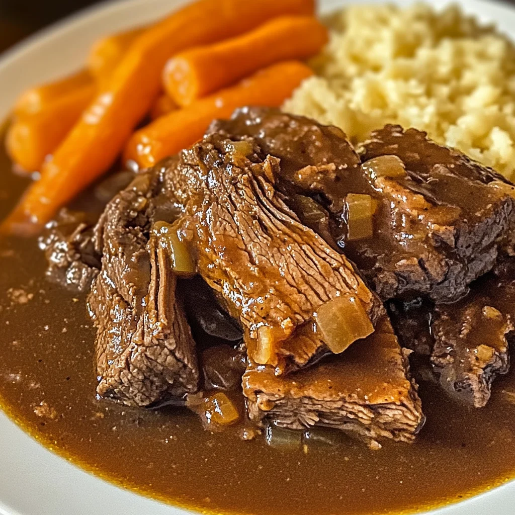 Slow Cooker Beef Manhattan