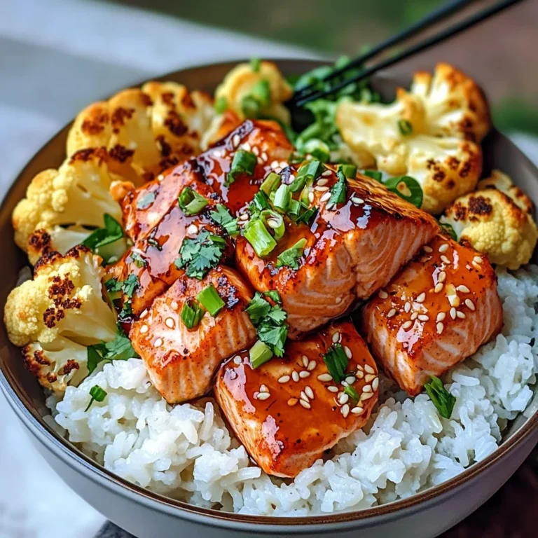 Sriracha Honey Salmon Bowls
