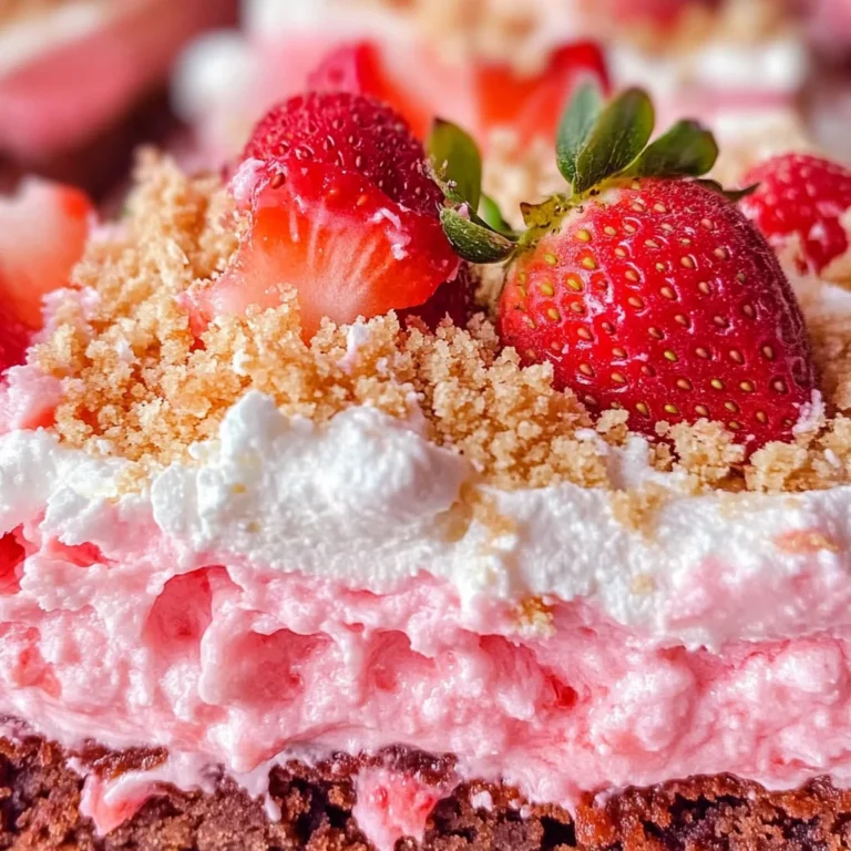 Strawberry Crunch Brownies