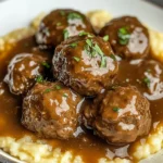 Tasty Slow Cooker Salisbury Steak Meatballs Recipe