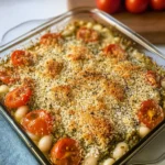 White Bean and Pesto Bake
