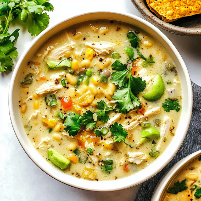 Best High-Protein White Chicken Chili – Creamy & Hearty