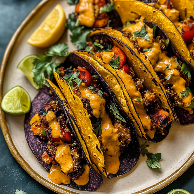 Irresistible Chipotle Sweet Potato Quinoa Tacos Recipe