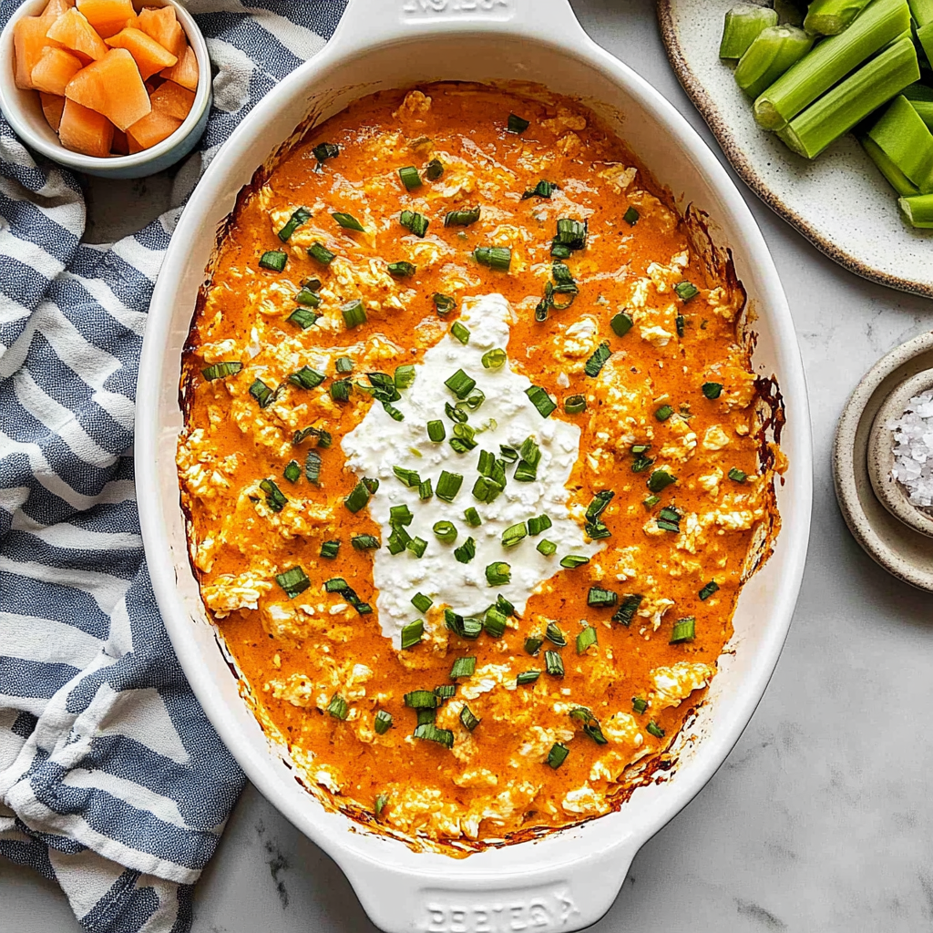 Irresistible Cottage Cheese Buffalo Chicken Dip Recipe