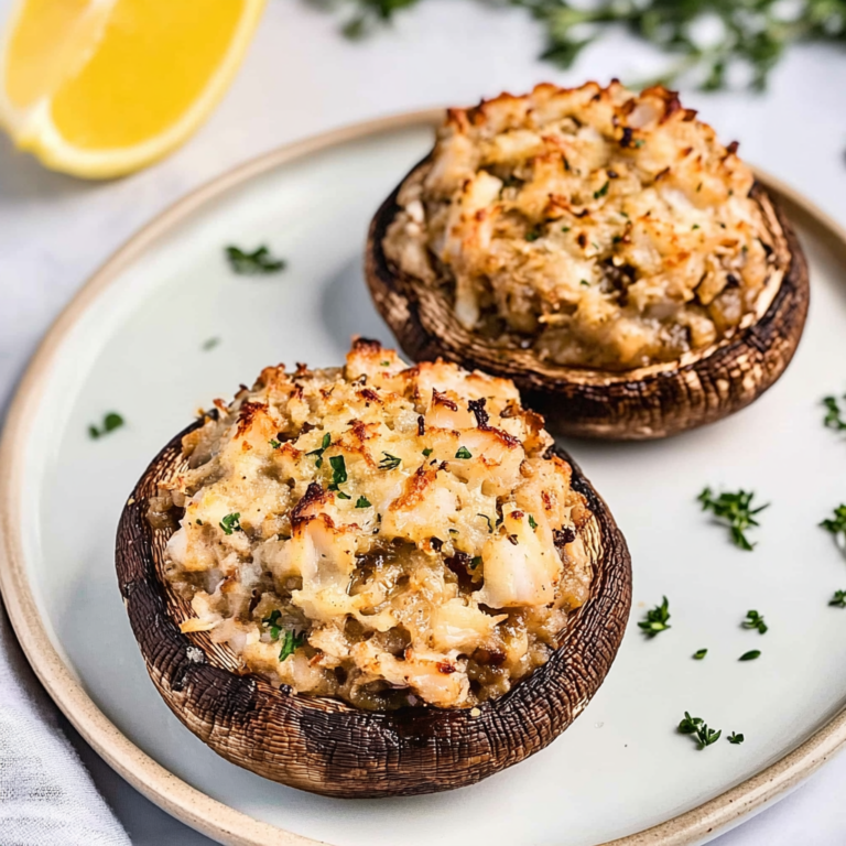 Irresistible Crab-Stuffed Portobello Mushrooms Recipe