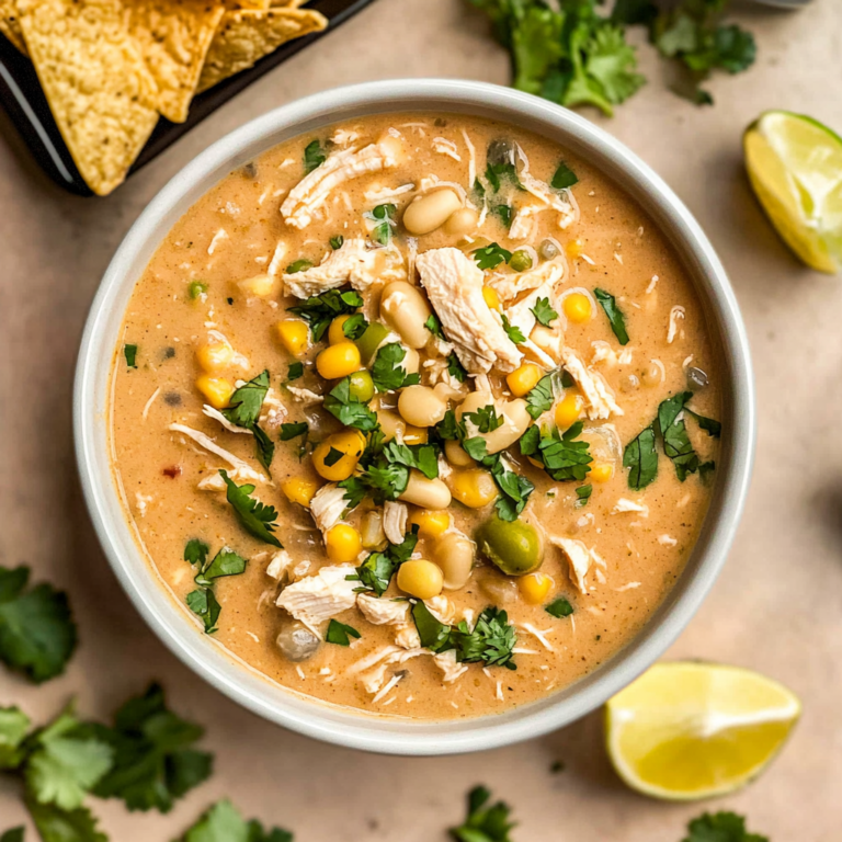 Irresistible Creamy Crockpot White Chicken Chili Recipe