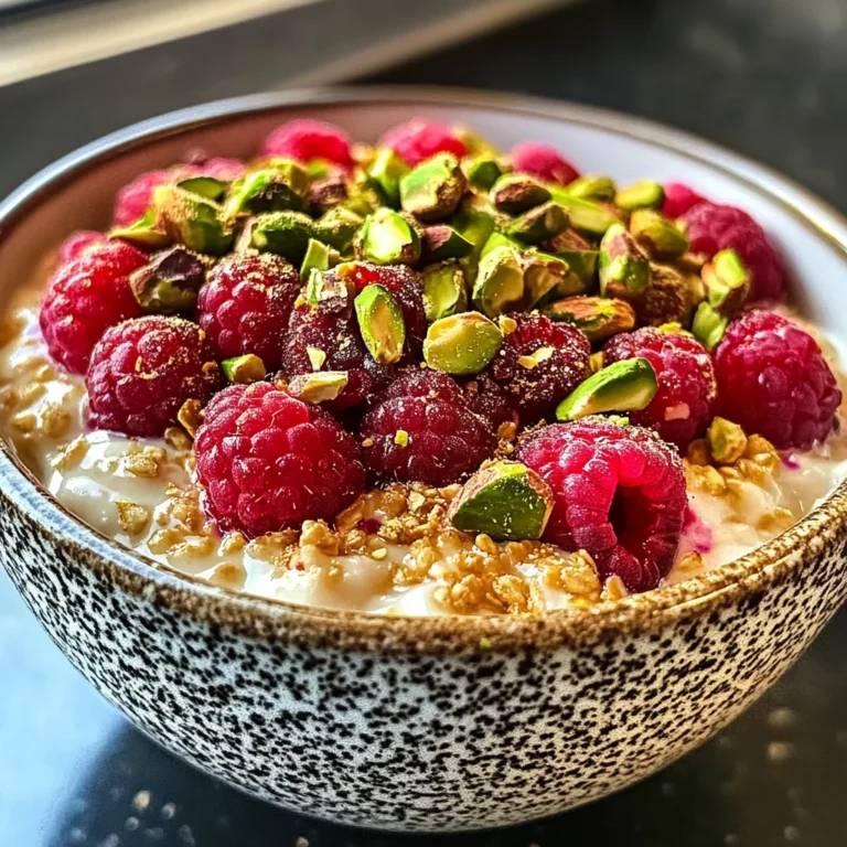 Creamy Pistachio Overnight Oats for a Nourishing Breakfast