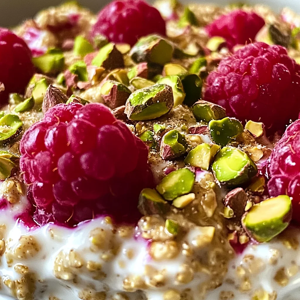 Creamy Pistachio Overnight Oats for a Nutritious Breakfast