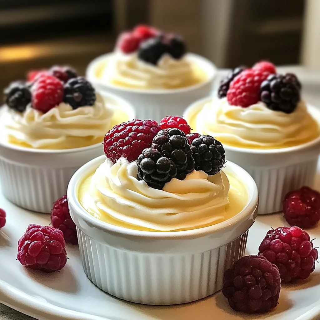 Decadent Vanilla Bean Pots de Crème for Effortless Elegance