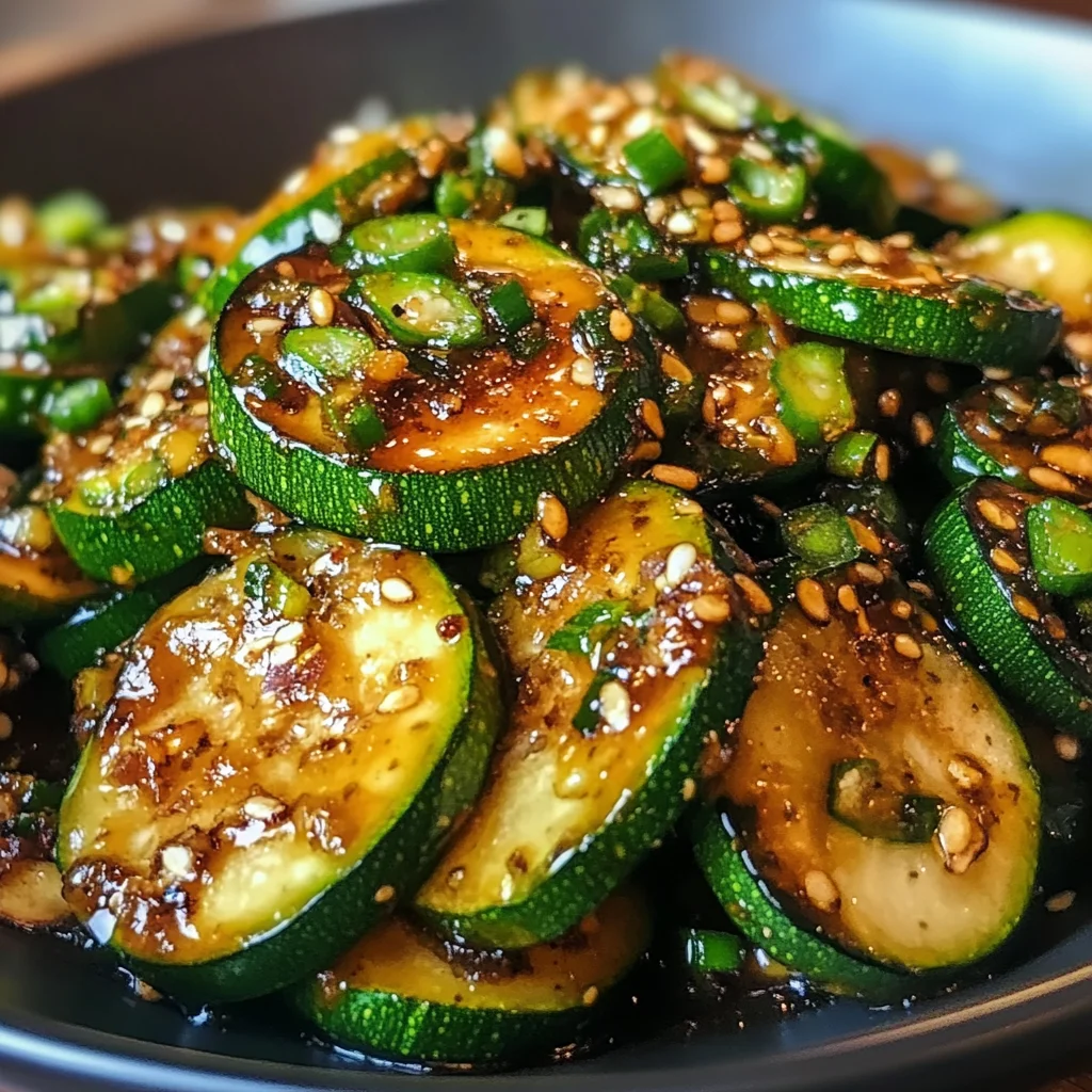 Delicious Tasty Asian Zucchini Side in Just 35 Minutes!
