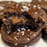 Double Chocolate Salted Caramel Cookies That Melt in Your Mouth