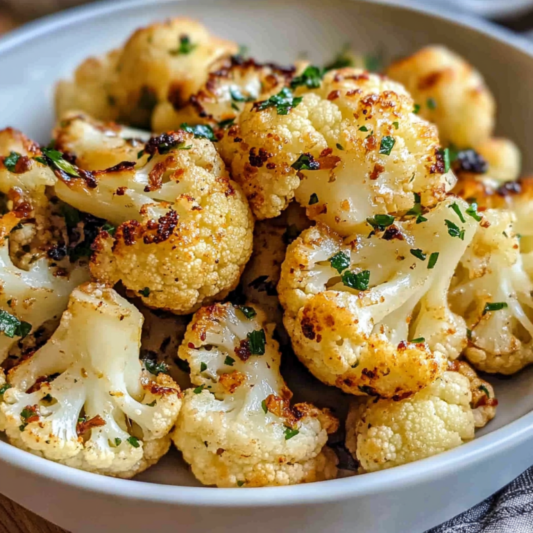 Irresistible Garlic Butter Roasted Cauliflower Recipe