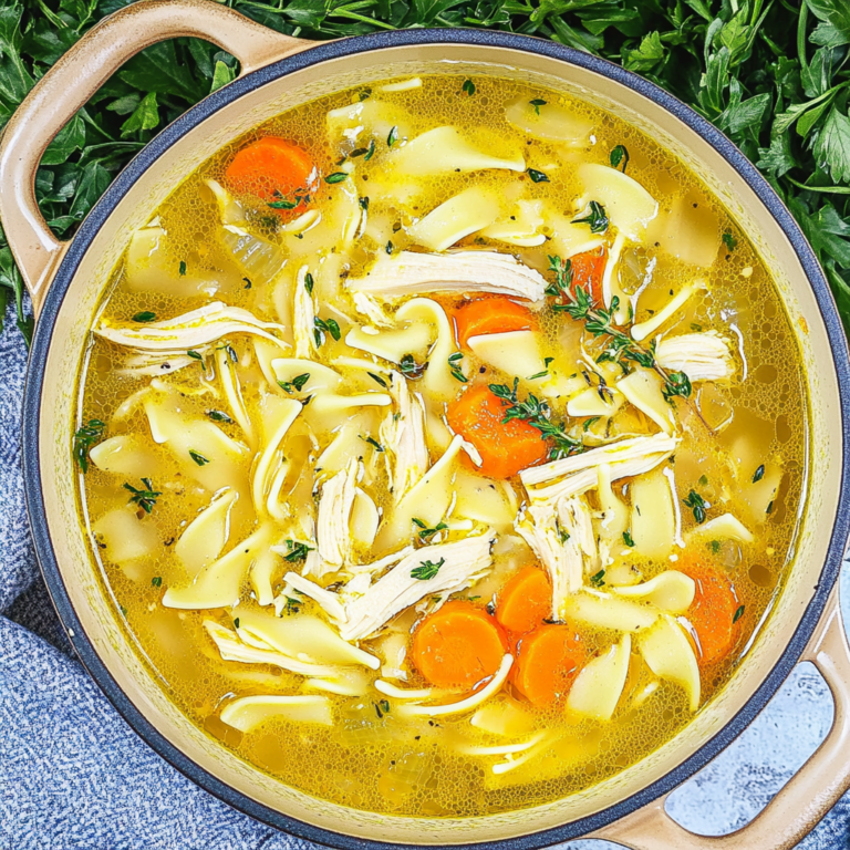 Comforting Healing Chicken Noodle Soup in 30 Minutes