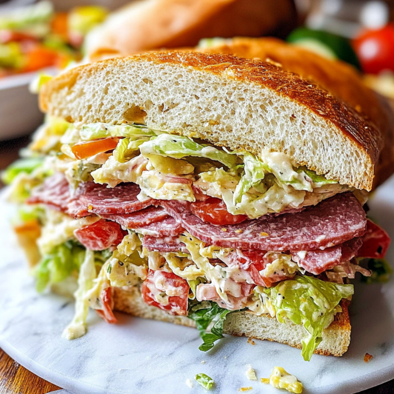 Irresistible Italian Grinder Salad Sandwich Recipe