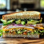 Light and Creamy Turkey Avocado Grinder Sandwich Perfection